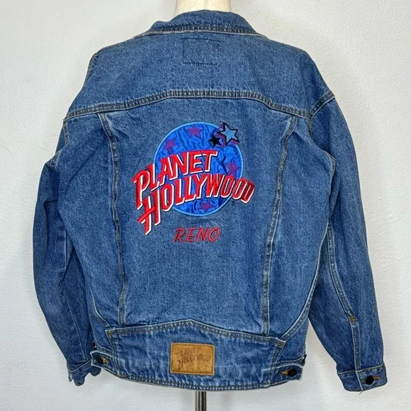 Vintage Planet Hollywood “Reno”
Denim Trucker Jacket Unisex Small/Medium, VGUC - Picture 5 of 11